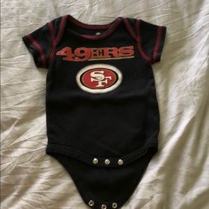 49ers onesie 0/3 months